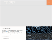 Tablet Screenshot of five.ch